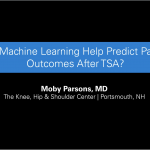 Can Machine Learning Help Predict Patient Outcomes After TSA?